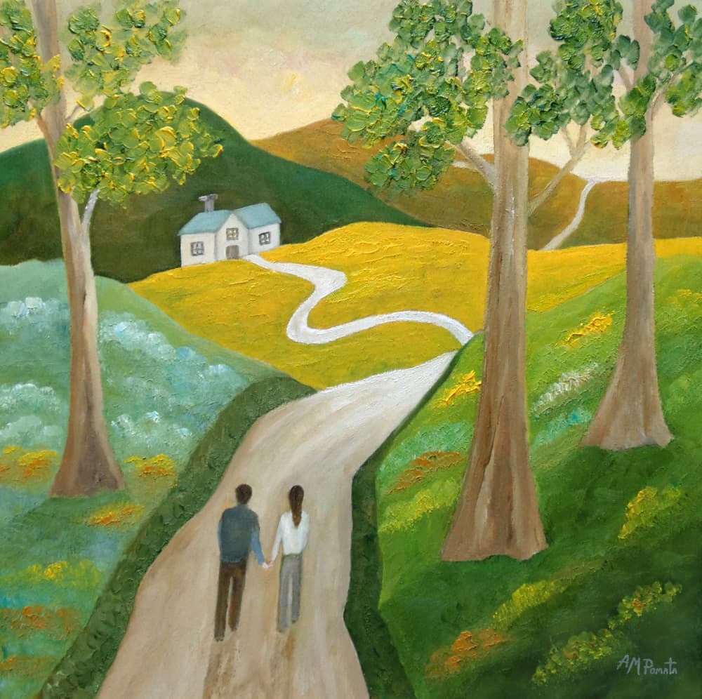 Path to Home by Angeles M. Pomata — canvas wall art