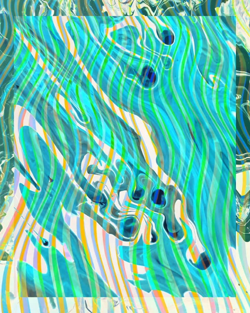 Fluid Abstract Waves by Uma Gokhale — canvas wall art