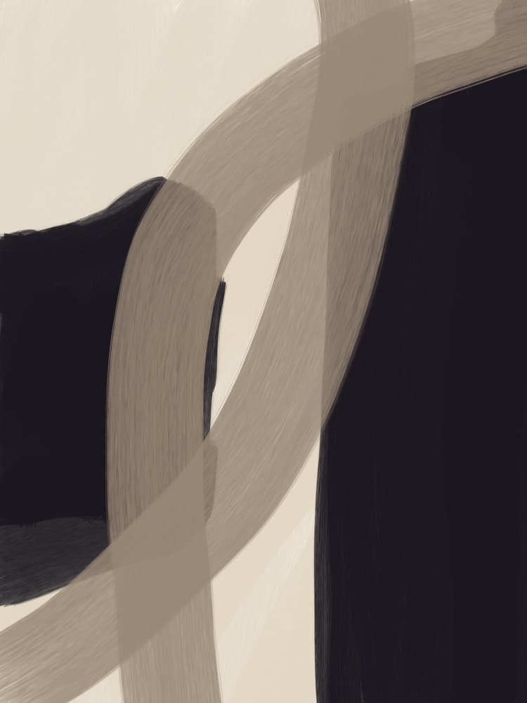 Flowing Abstract Forms by Studio Palette — canvas wall art