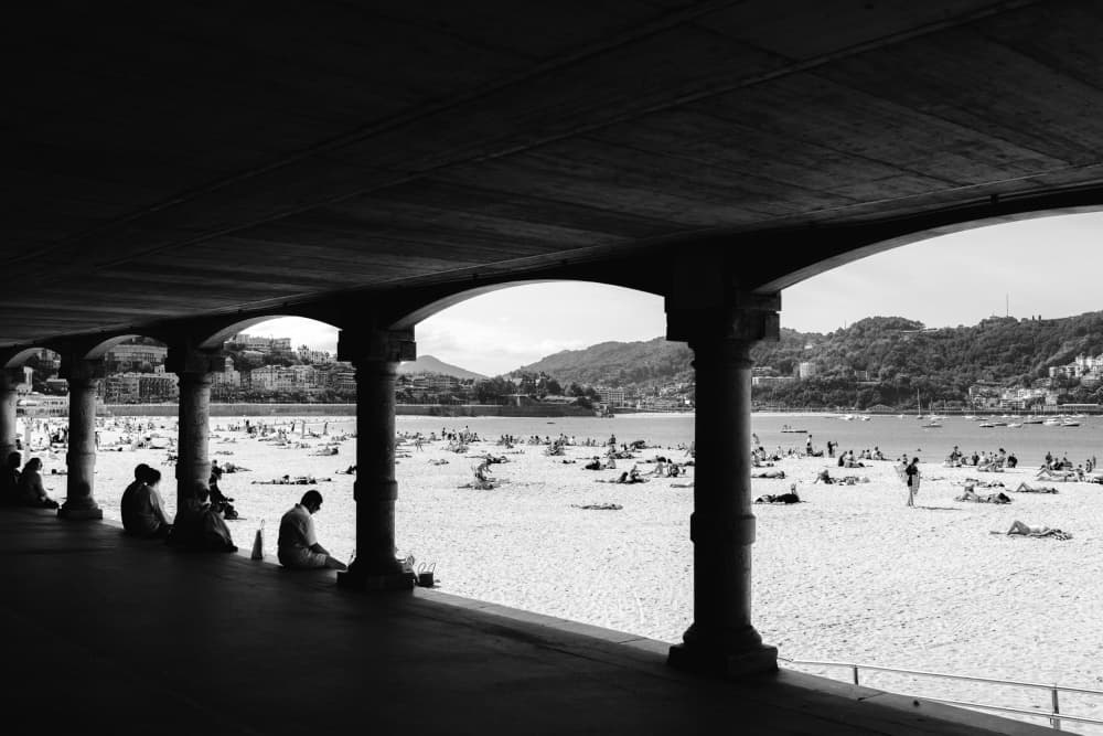Summer Beach Promenade by Aimee Giles — canvas wall art