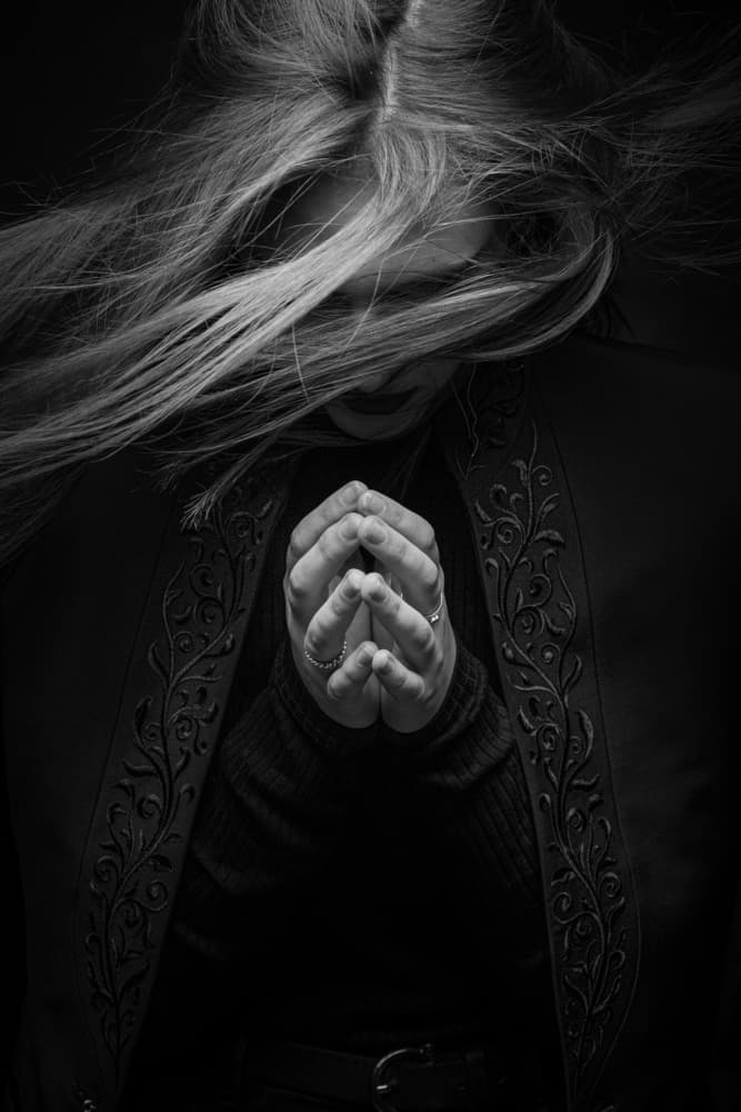 Hands In Prayer by Domenico Petrocca — canvas wall art
