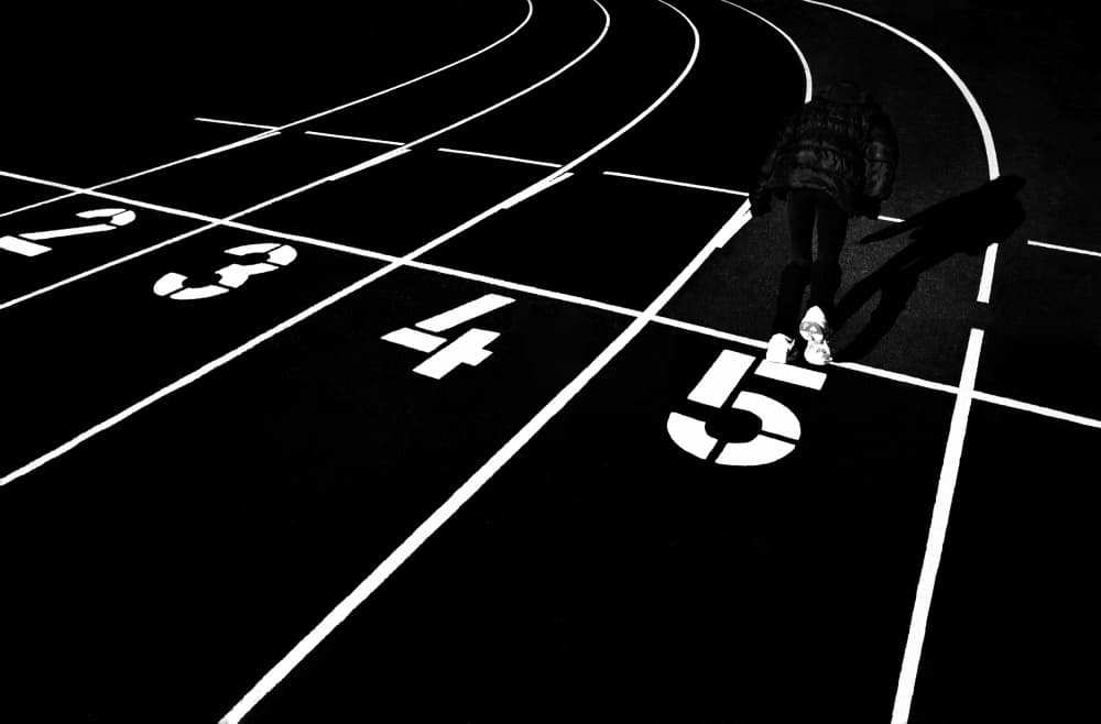 Solitary Track Walk by Samanta Krivec — canvas wall art