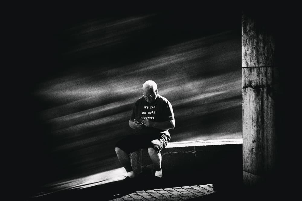 Urban Contemplation by Michael Burlak — canvas wall art