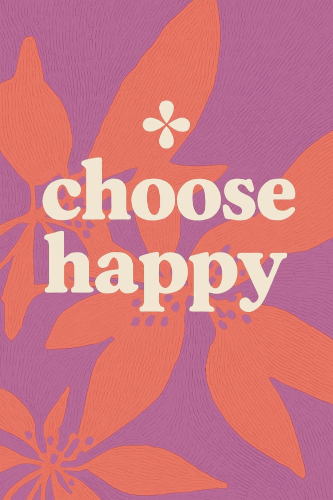 Choosehappy by Treechild — canvas wall art