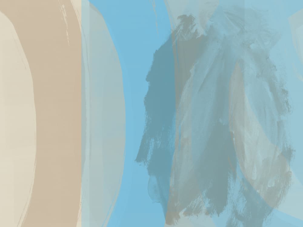 Soft Abstract Curves by Dina Dankers — canvas wall art