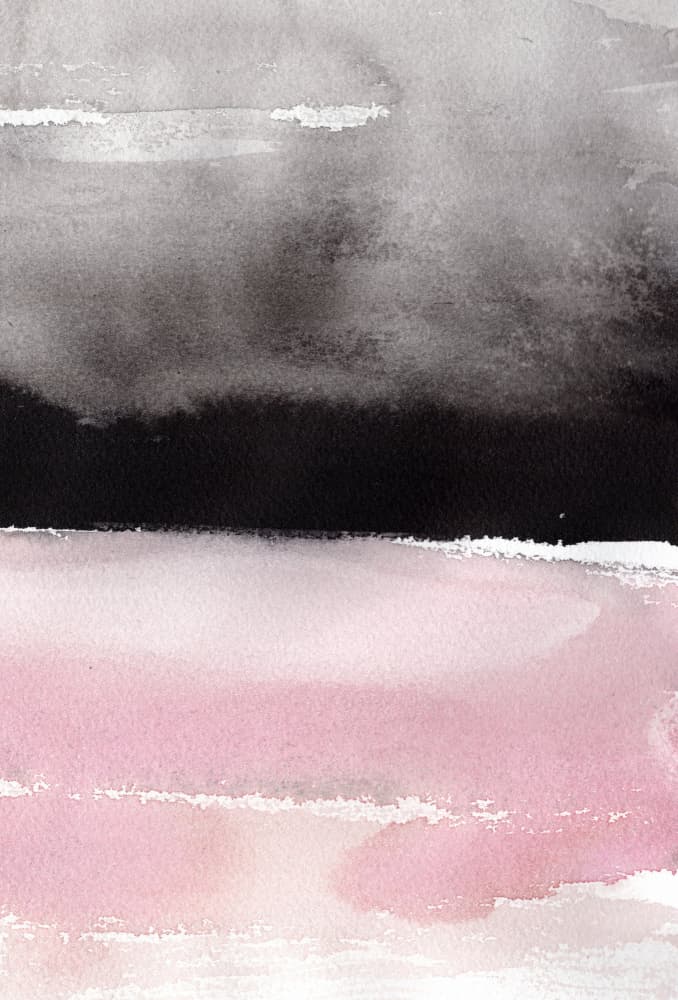 Abstract Pink Horizon by Janel Bragg — canvas wall art