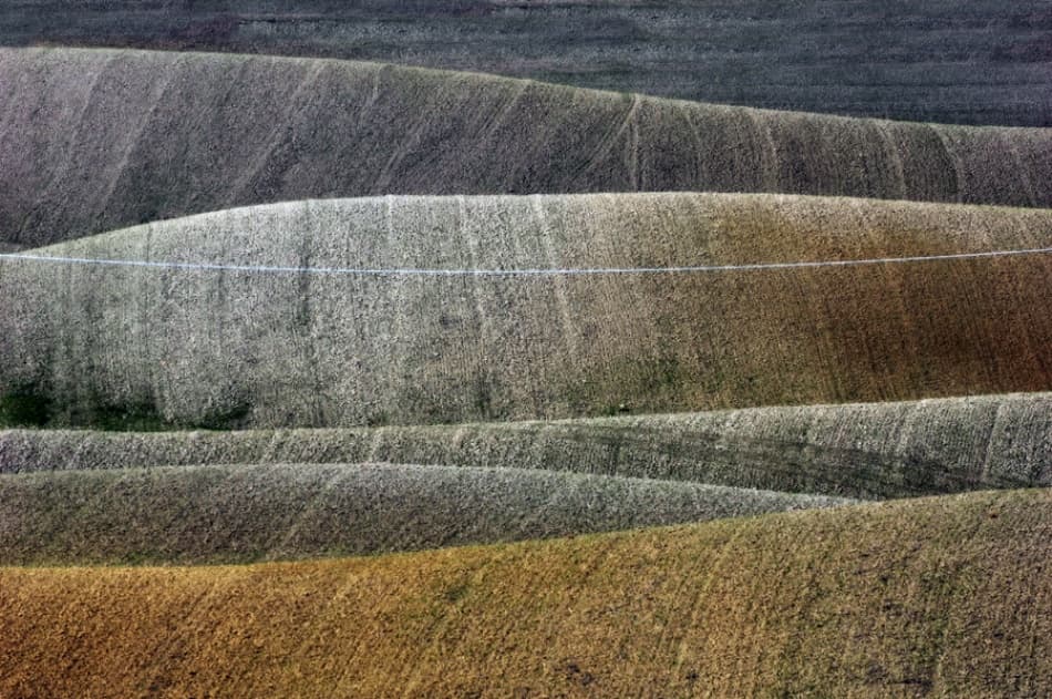 Rolling Field Textures by Jure Kravanja — canvas wall art