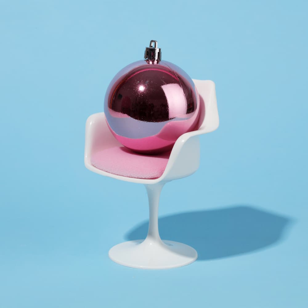 Modern Pink Ornament by Julia Ramiro — canvas wall art