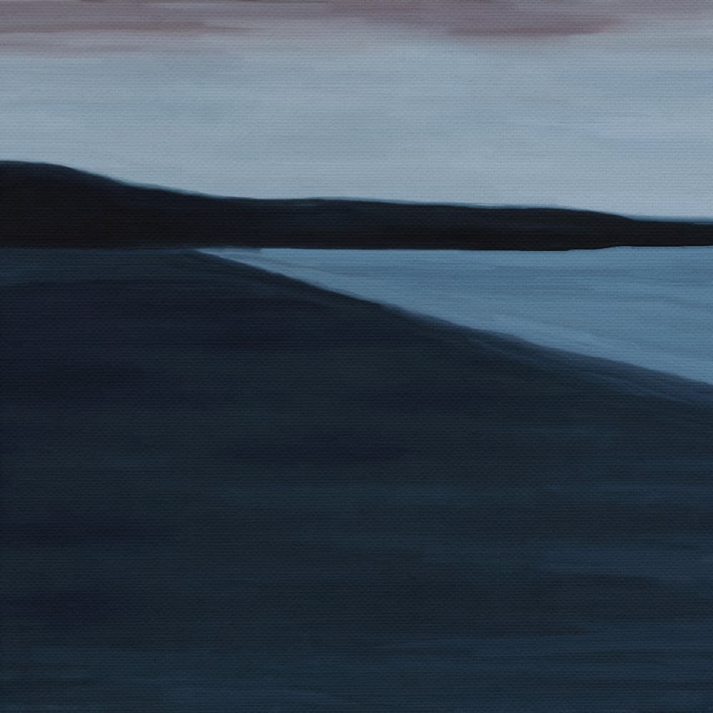 Serene Coastal Twilight by The Printable Studio — canvas wall art