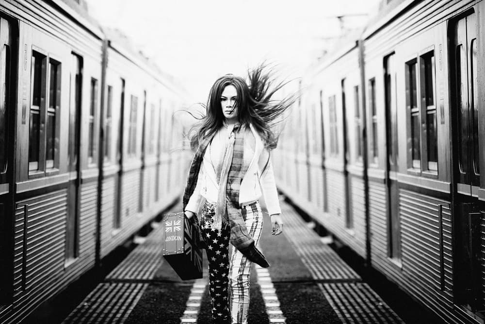 Mysterious Woman City Platform by Abr Abe — canvas wall art