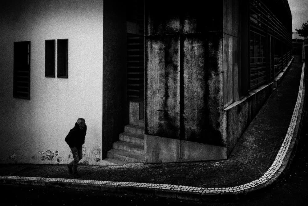 Solitary City Corner by Paulo Abrantes — canvas wall art