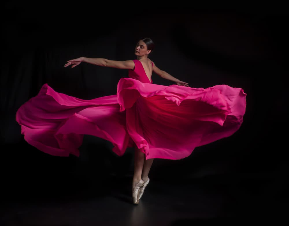 Graceful Pink Dancer by Svetlana Kirzh — canvas wall art