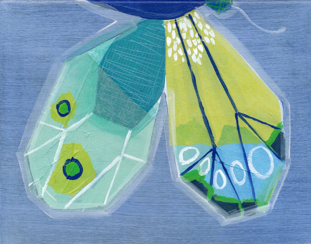 Butterfly Right by Jenny Westenhofer — canvas wall art