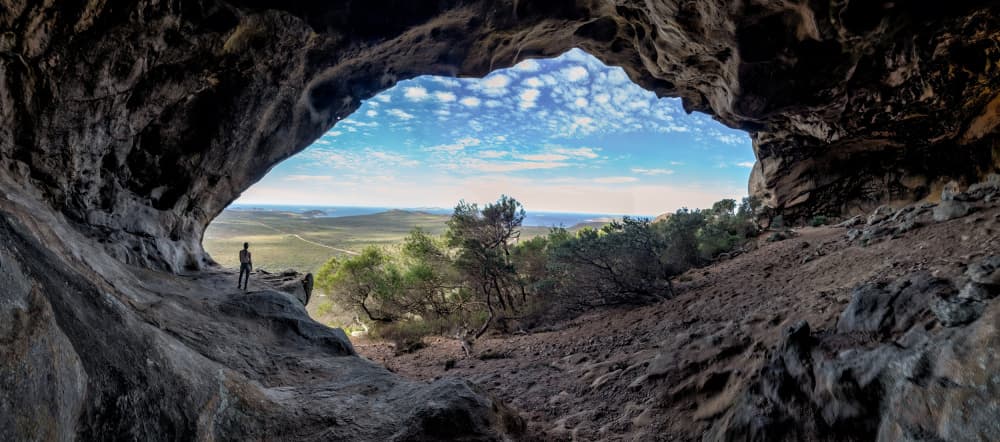 Cave To Ocean Vista by Michel Groleau — canvas wall art