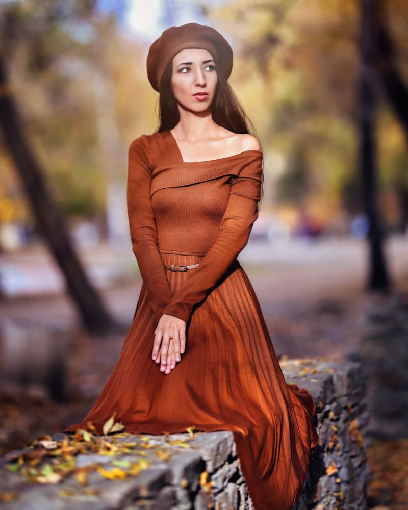 Elegant Autumn Style by Vasil Nanev — canvas wall art