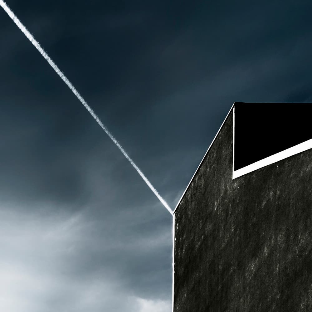 Modern Sky Geometry by Gerard Jonkman — canvas wall art