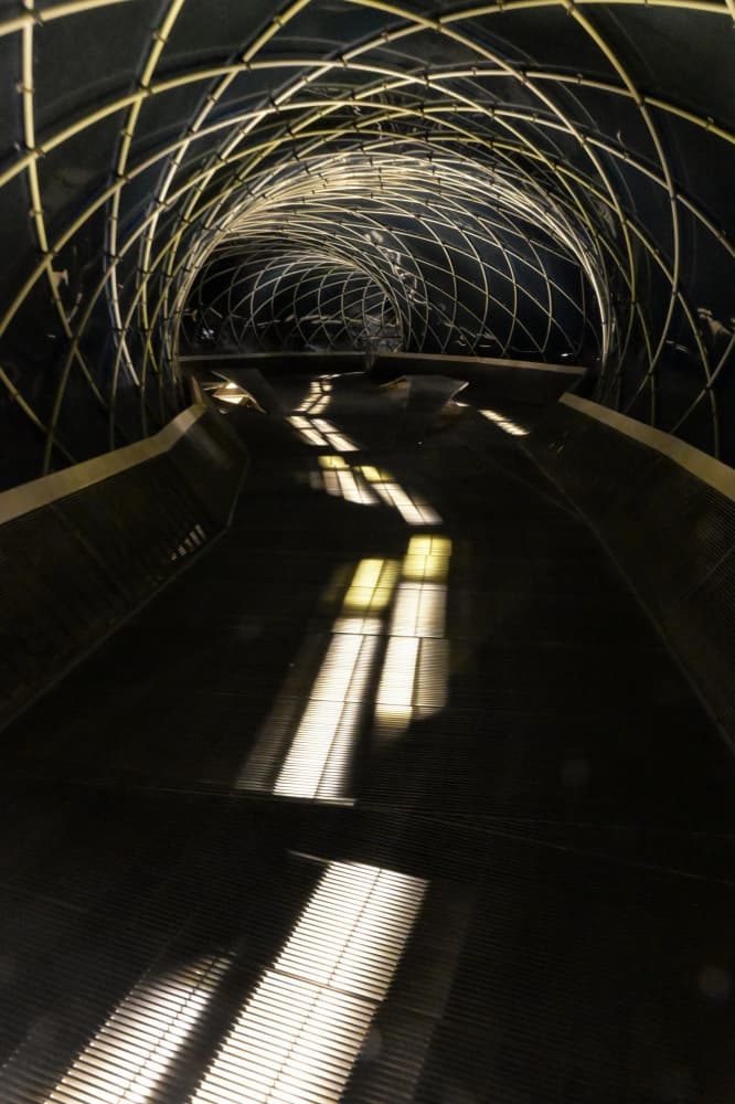 Geometric Tunnel Light by Mi Young Choi — canvas wall art