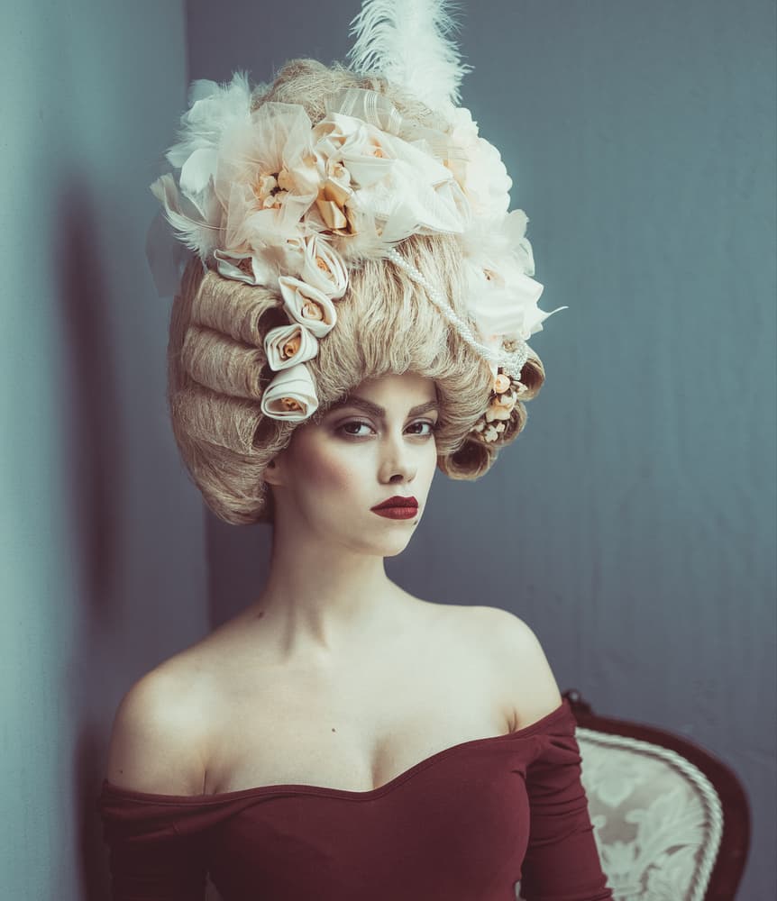Regal Baroque Woman by Kalynsky — canvas wall art