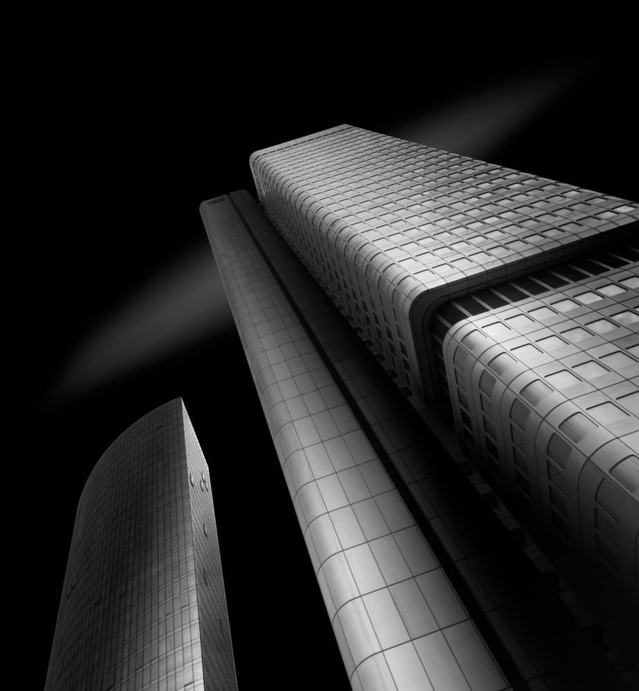Soaring Urban Architecture by Jassi Oberai — canvas wall art