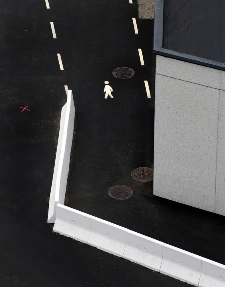 Urban Pedestrian Geometry by Ralitsa Byalkova — canvas wall art