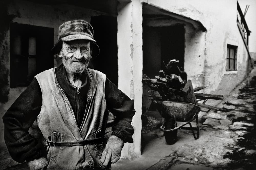 Weathered Rural Portrait by Darko Cuder — canvas wall art