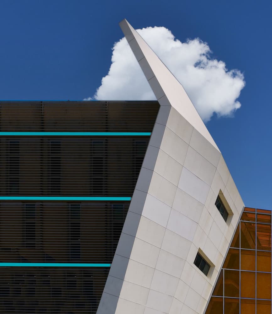 Modern Sky Geometry by Arnon Orbach — canvas wall art