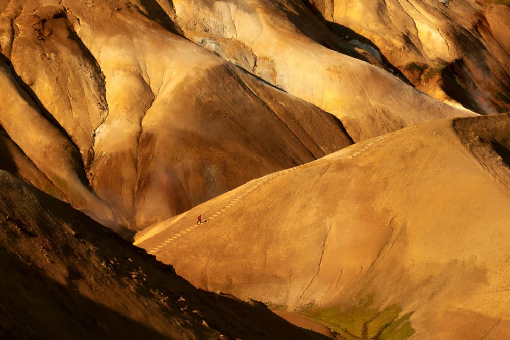 Path Through Painted Mountains by Jesus Concepcion Alvarado — canvas wall art