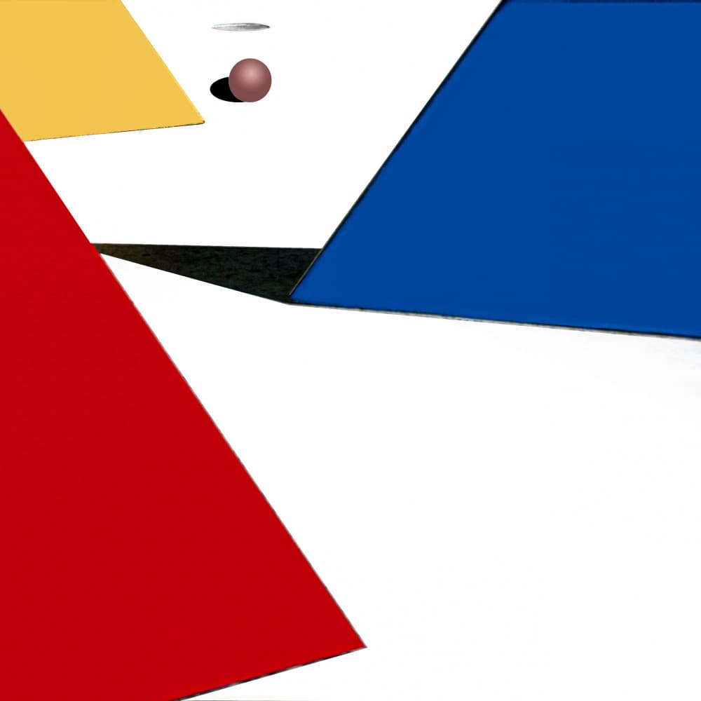 Geometric Sphere Play by Stephan Rückert — canvas wall art