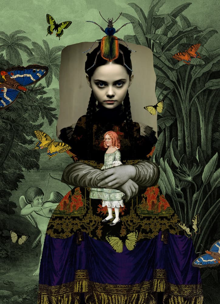 Surreal Jungle Woman by Pascal Bouchet-Spiegel — canvas wall art