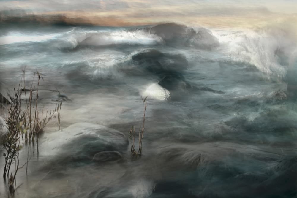 Ethereal Ocean Motion by Christina Sillen — canvas wall art