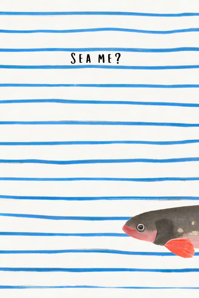 Sea Me Fish by Merel Takken — canvas wall art