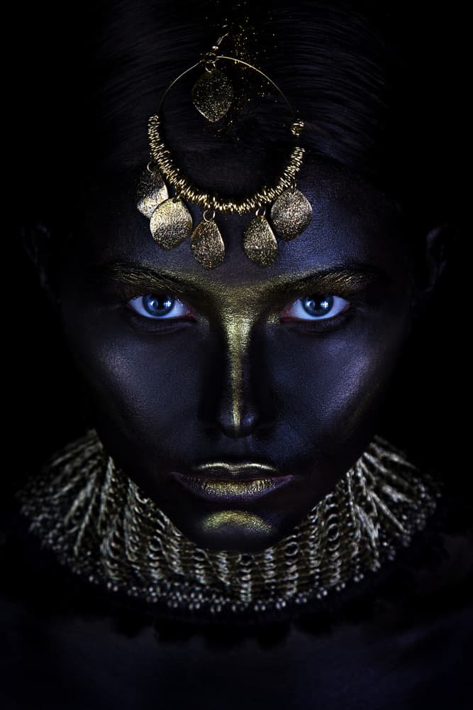 Regal Dark Beauty by Ivan Kovalev — canvas wall art