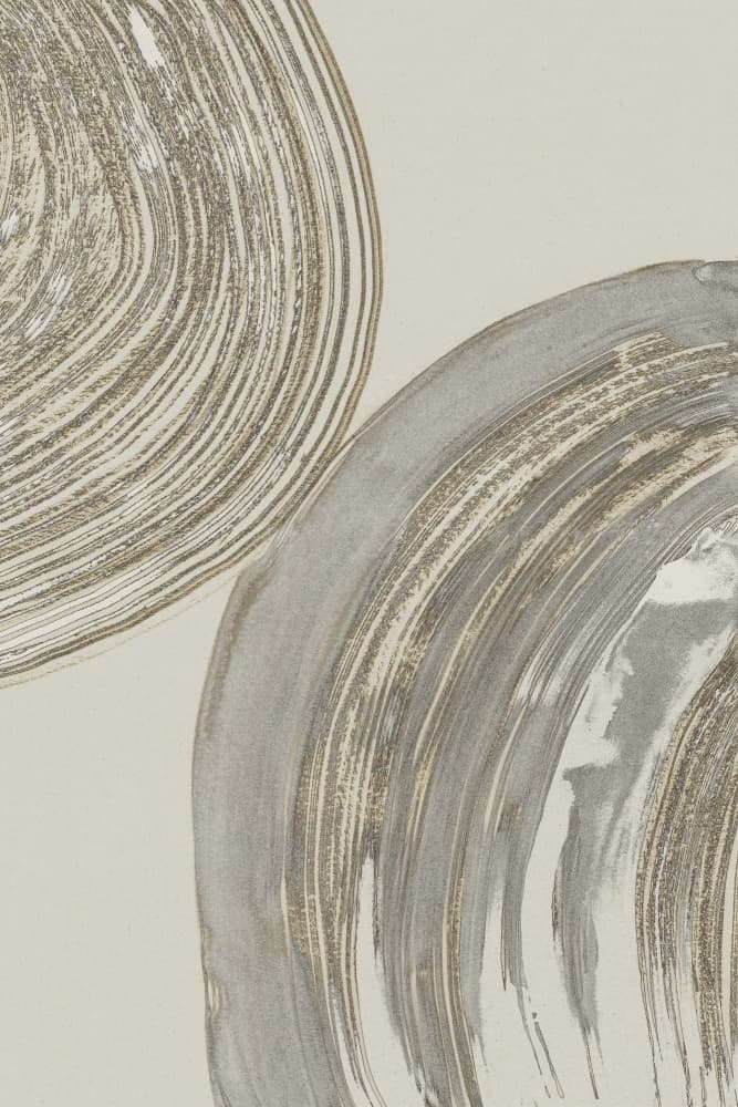 Fluid Neutral Circles by Danushka Abeygoda — canvas wall art