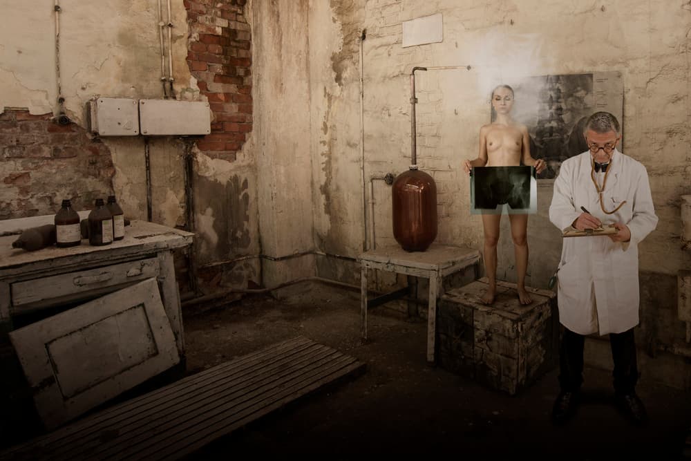 Retro Science Study by Christine von Diepenbroek — canvas wall art