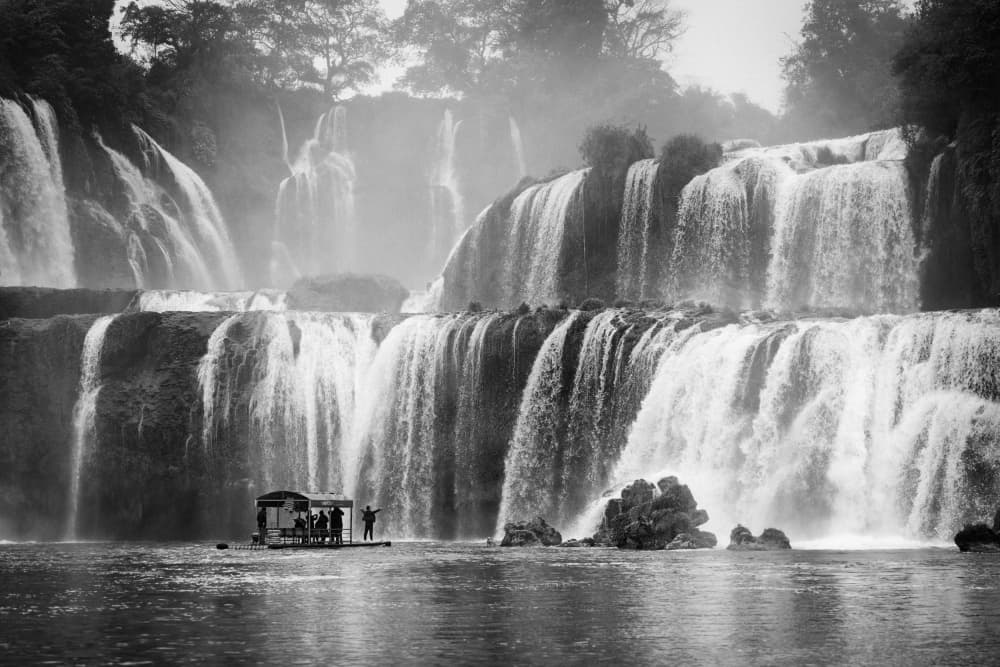 Grand Waterfall Landscape by António Carreira — canvas wall art