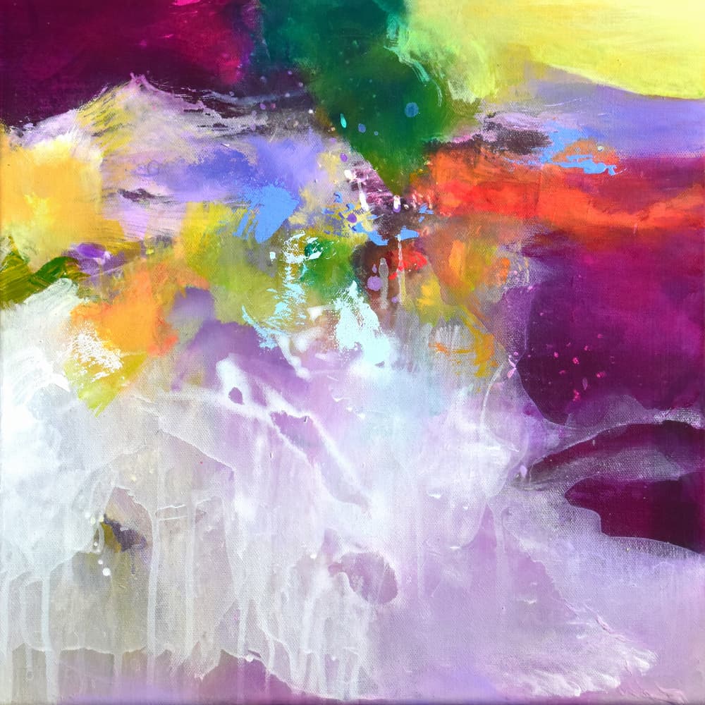 Vibrant Abstract Flow by Kirsten Handelmann — canvas wall art