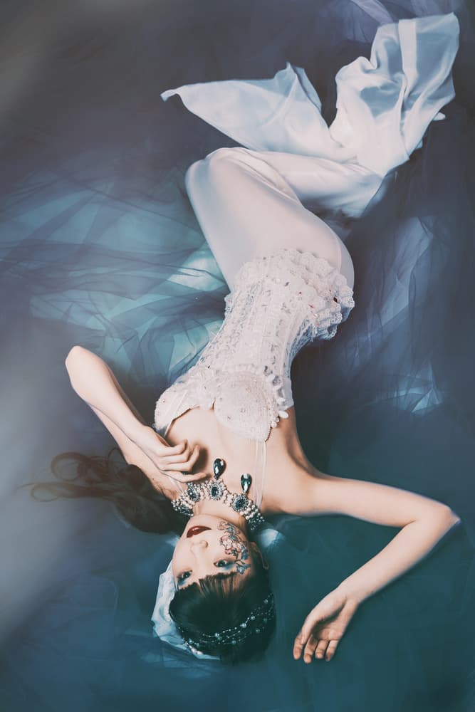 Reclining Ethereal Beauty by Daisuke Kiyota — canvas wall art