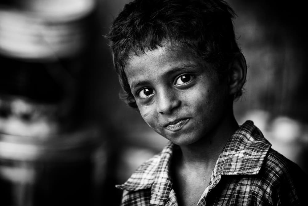 Soulful Young Boy by Goran Jovic — canvas wall art