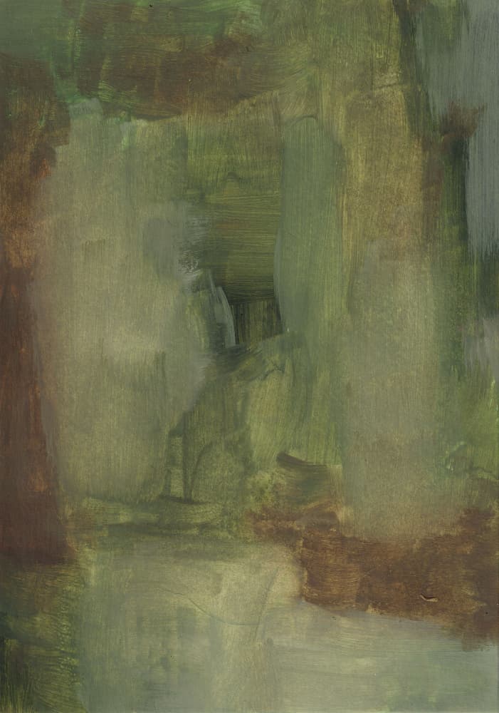 Muted Forest Path by Soniya Vijayakumar — canvas wall art