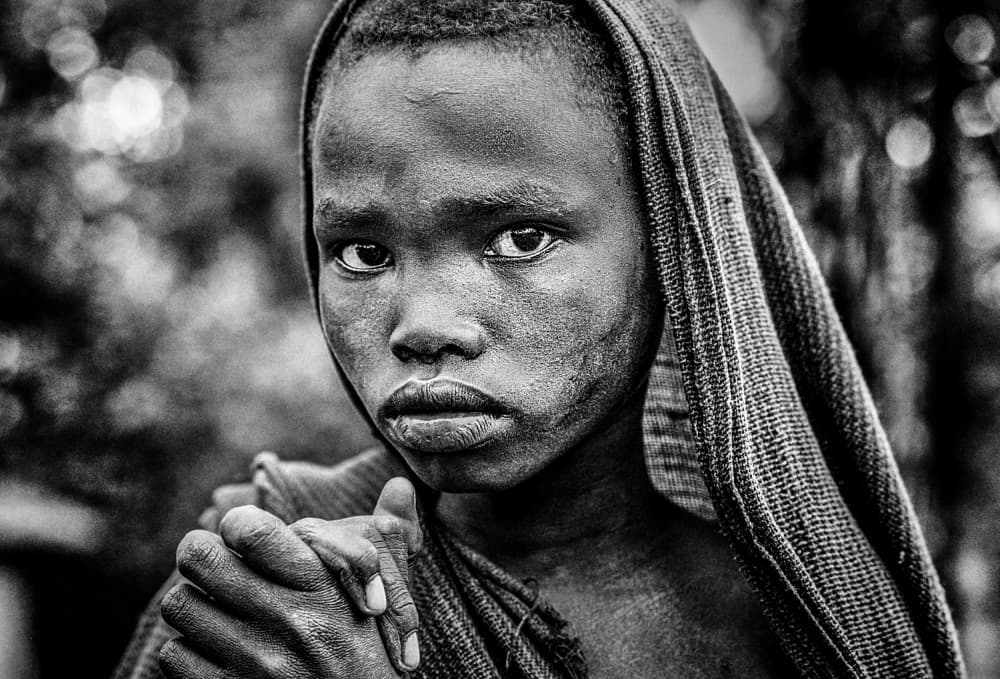 Soulful Young Gaze by Joxe Inazio Kuesta Garmendia — canvas wall art