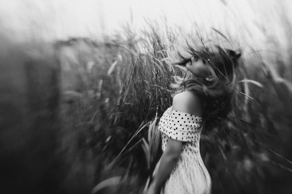 Dreamy Polka Dot Field by Abr Abe — canvas wall art