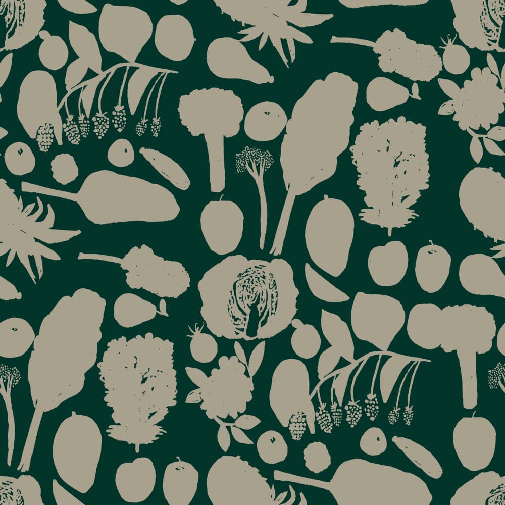 Fresh Harvest Pattern by Gemma Bardot — canvas wall art