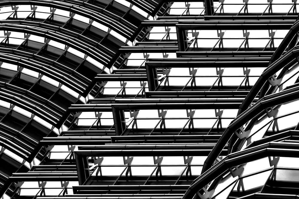 Modern Architectural Geometry by Hans-Wolfgang Hawerkamp — canvas wall art