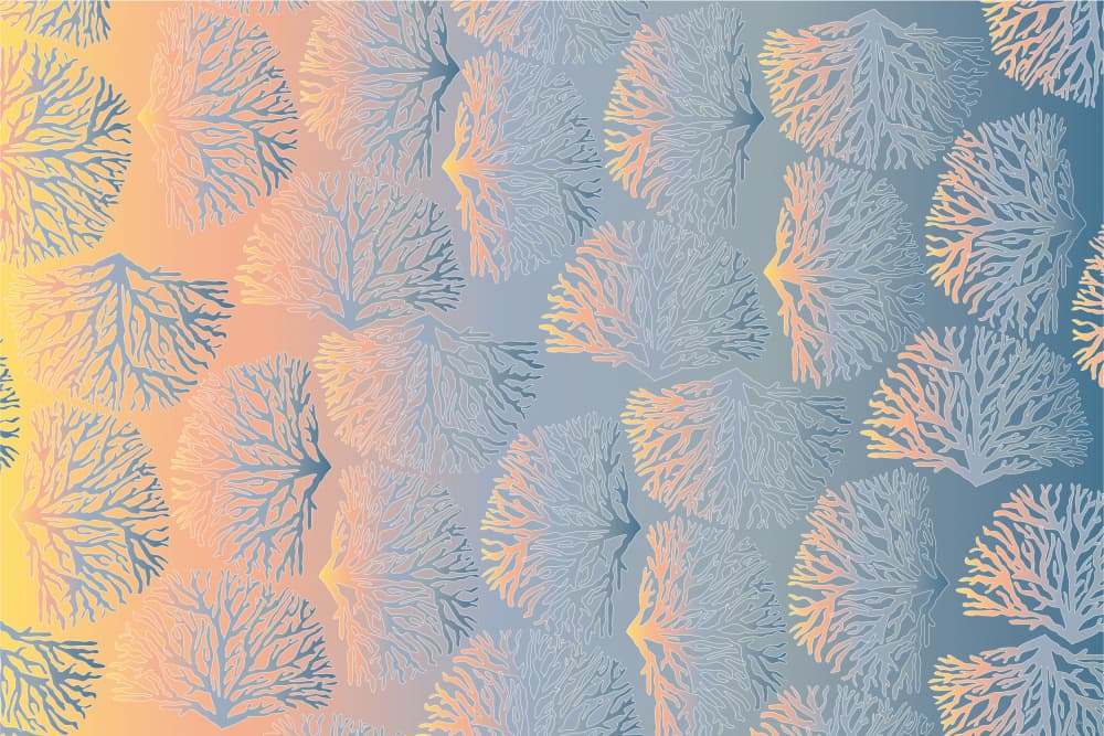 Organic Gradient Pattern by Sue Skellern — canvas wall art