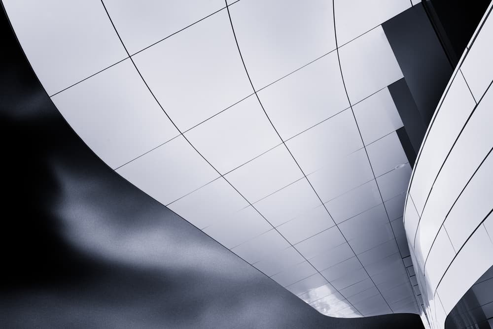 Curved Modern Architecture by Jeroen van de Wiel — canvas wall art