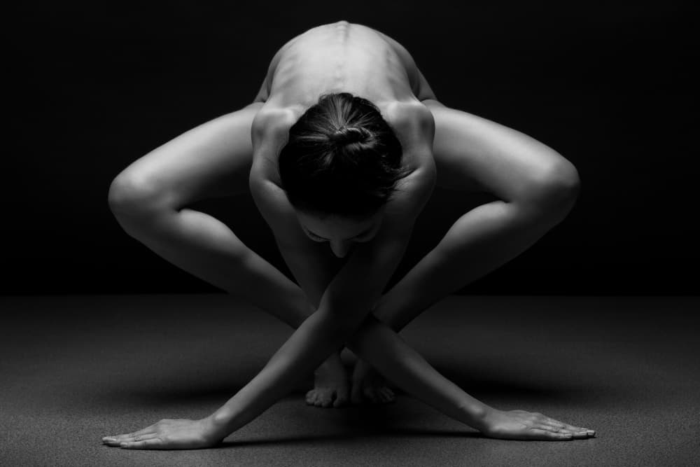 Graceful Nude Pose by Anton Belovodchenko — canvas wall art