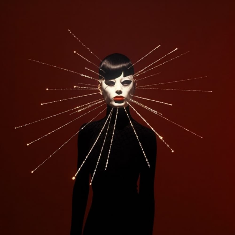 Mysterious Starburst Figure by Samantha Hearn — canvas wall art