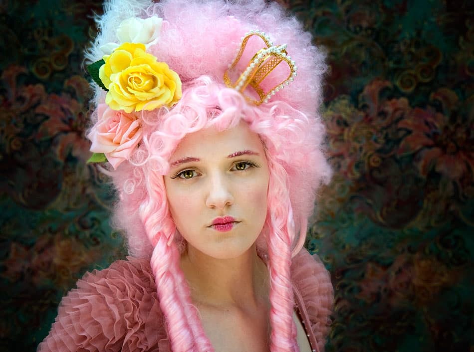 Rococo Fantasy Portrait by kenp — canvas wall art