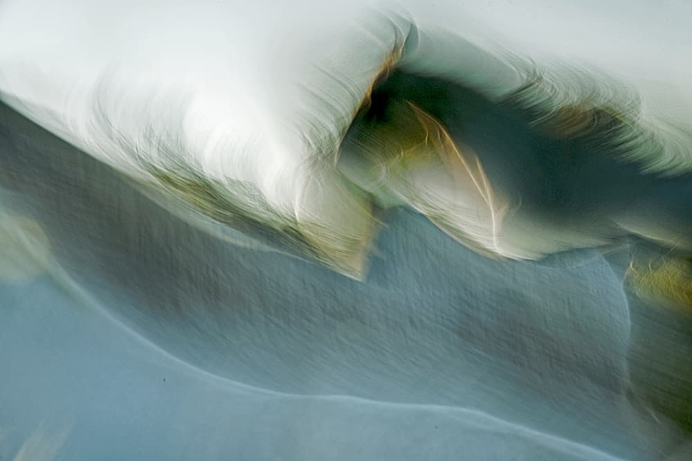 Fluid Motion Serene by Milan Malovrh — canvas wall art