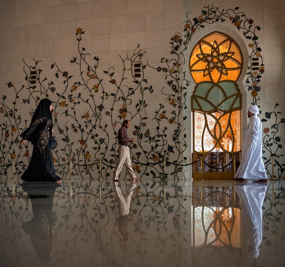 Grand Mosque Passage by Jure Kravanja — canvas wall art